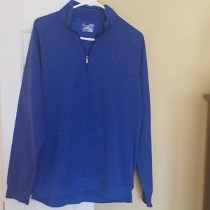 UnderArmour ColdGear 1/4 zip pullover XL Blue